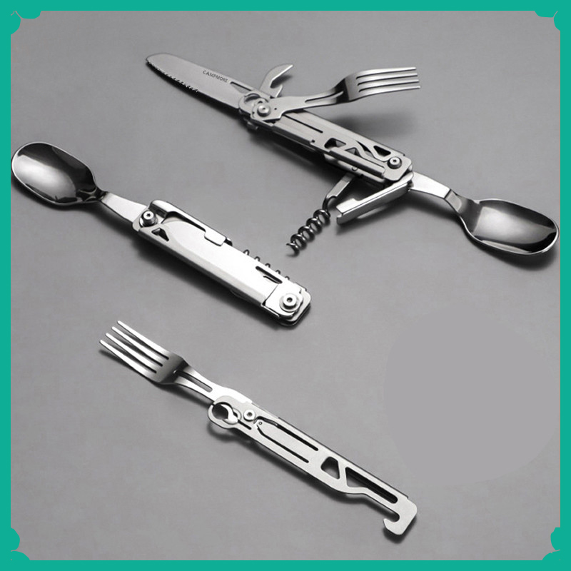 Quechua Camping Cooking Set - Set di forchette e cucchiai da