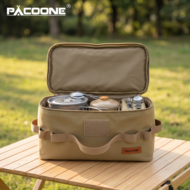 Camping Cooking Survival - Borsa Portaoggetti Portatile PACOONE per Campeggio,