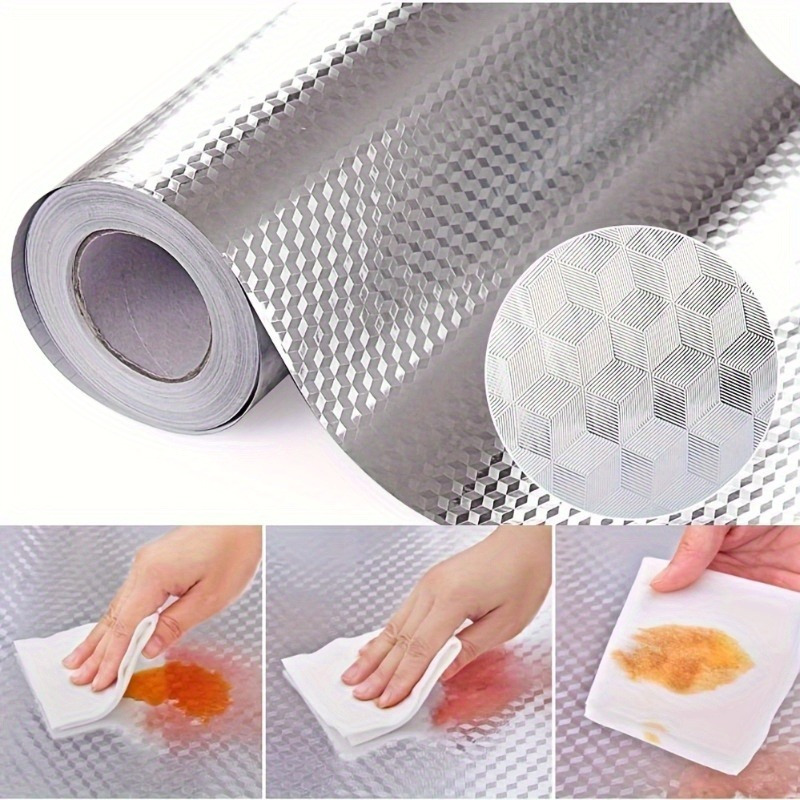 Aluminum Foil Heavy Duty - YITAPE Adesivo in Alluminio per Cucina,