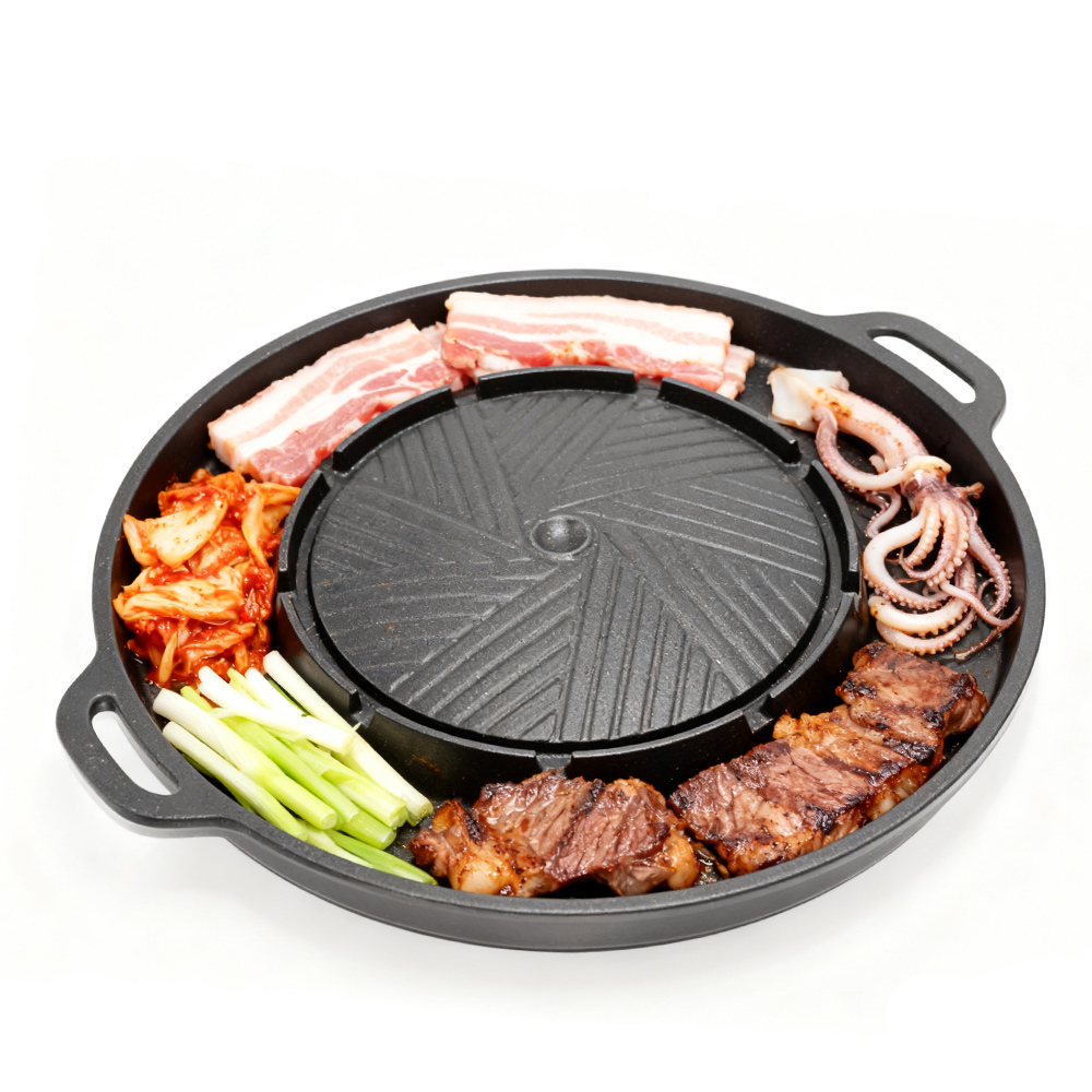 Camping Cooking Meat - KOSUN Padella per barbecue coreana Piastra
