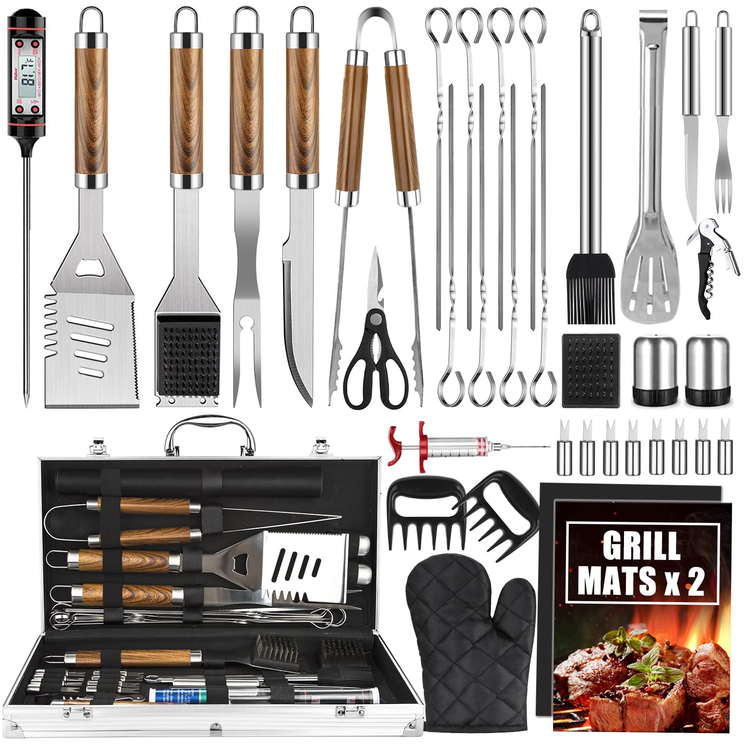 Camping Cooking Accessories Set - Set di accessori per griglia per