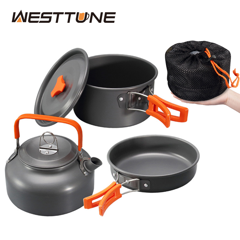 Camping Cooking Survival - WESTTUNE Kit di pentole da campeggio