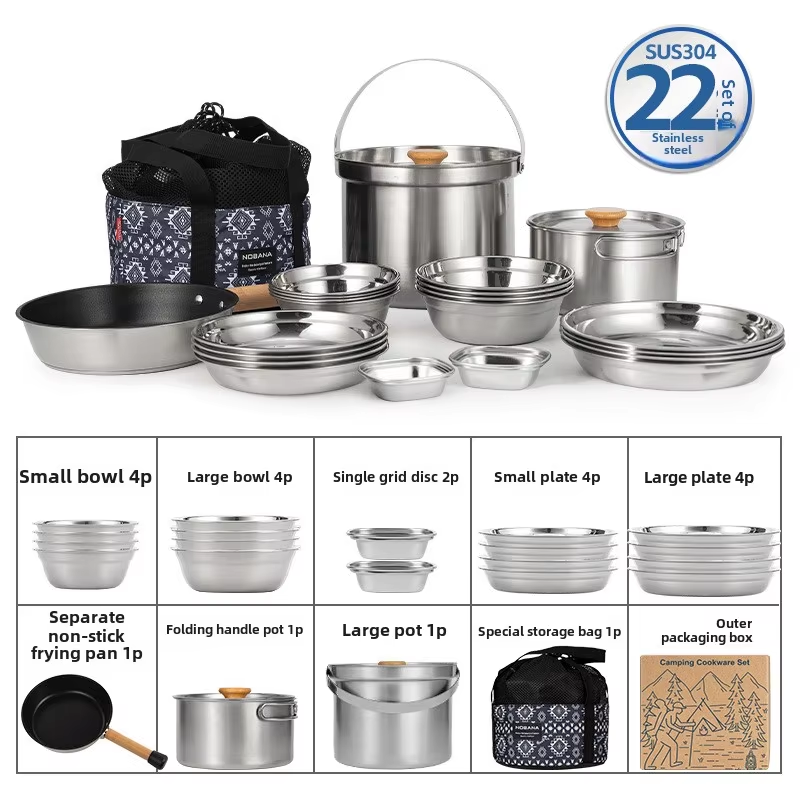 Camping Cooking Accessories Set - NOBANA Il più nuovo set di