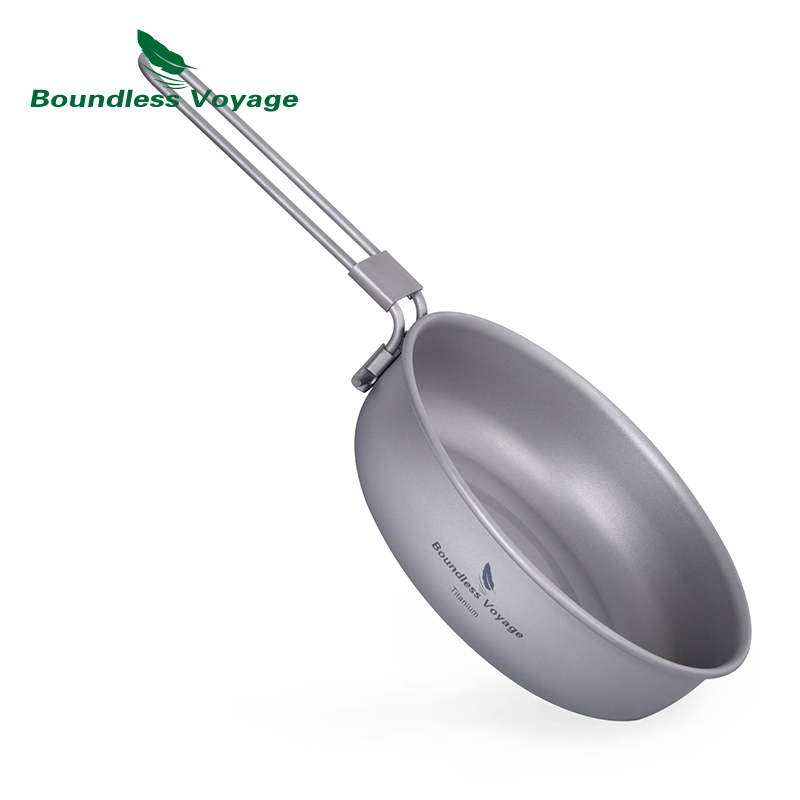 Camping Cooking Survival - Boundless Voyage Padella ultraleggera in titanio