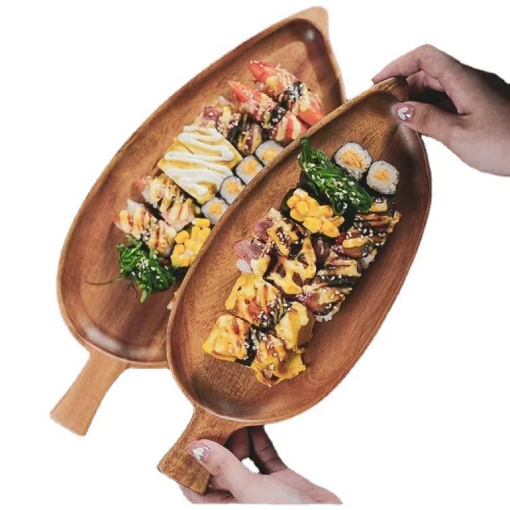 Camping Cooking Meat - Vassoio in Legno a Forma di