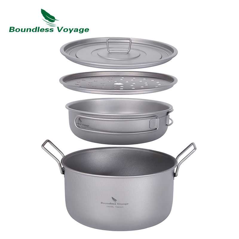 Camping Cooking Survival - Boundless Voyage Camping Pentola da cucina