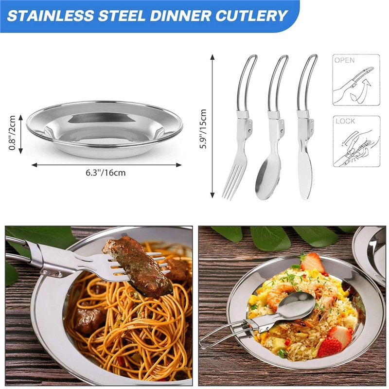【ACQUISER】 Pentole da campeggi - Camping Cooking Accessories Set recensione e prezzo