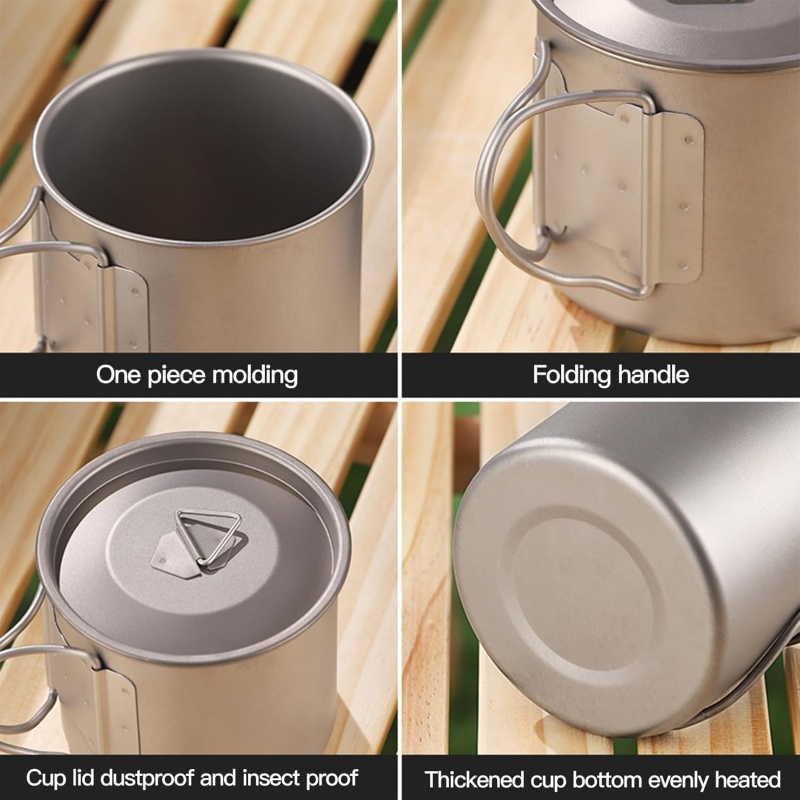 Tazza da campeggio in titanio  - Camping Cooking Survival recensione e prezzo