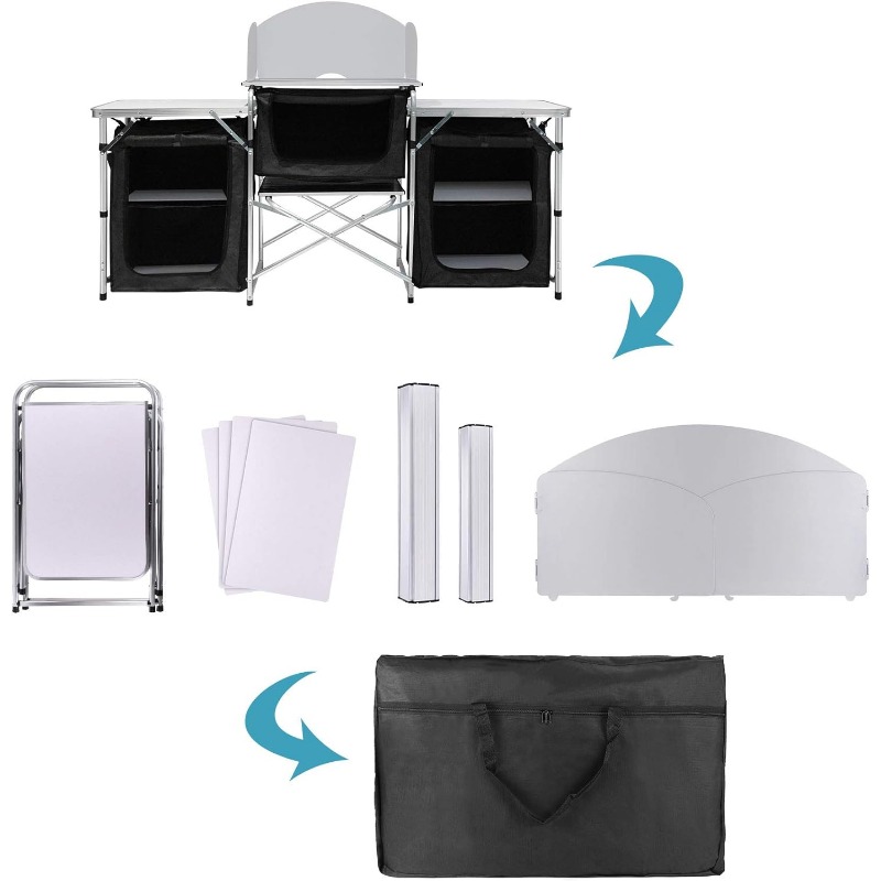 Cucina Mobile da Campeggio per - Camping Cooking Table With Storage recensione e prezzo