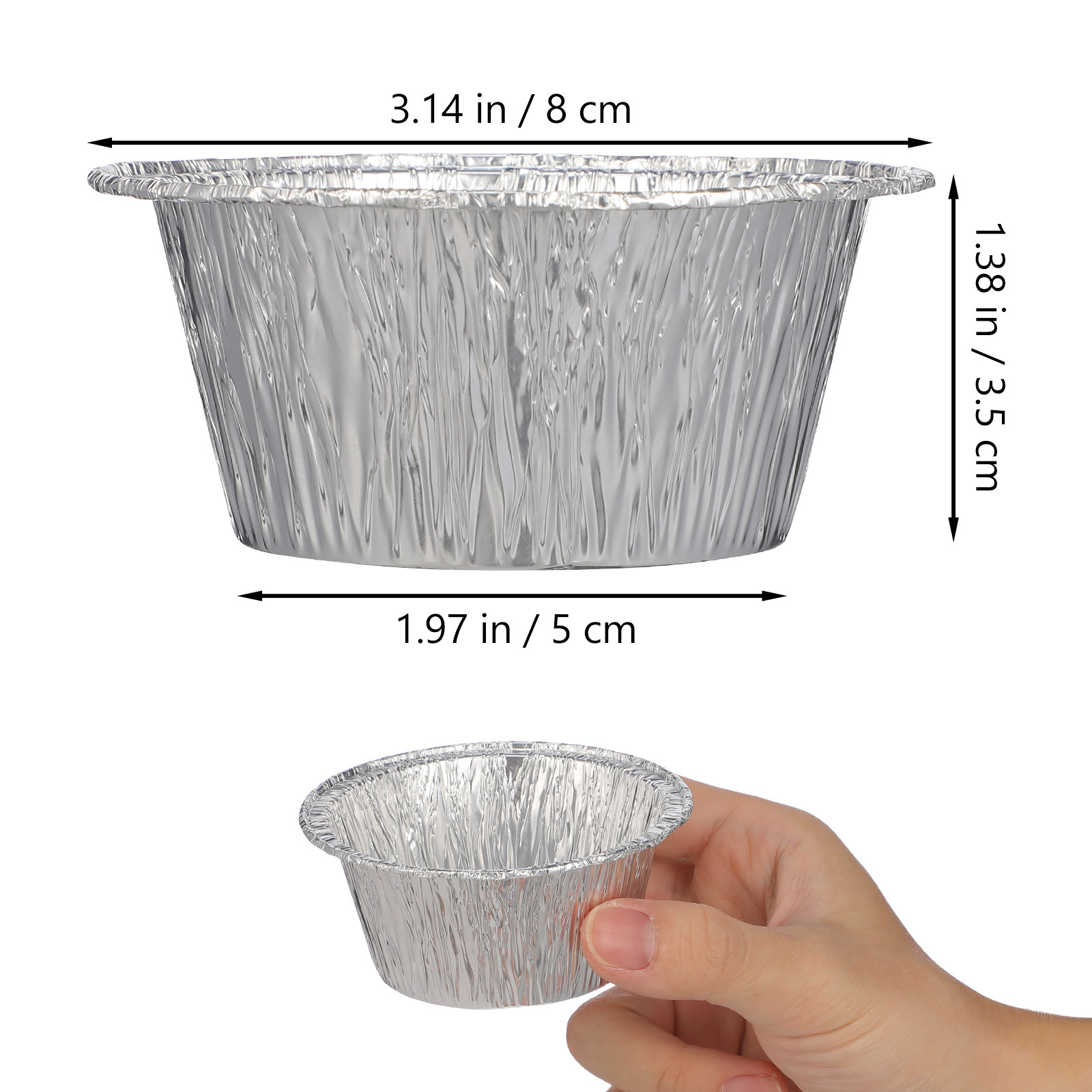 100 Pezzi Stampi per Torte all - Aluminum Foil Heavy Duty recensione e prezzo