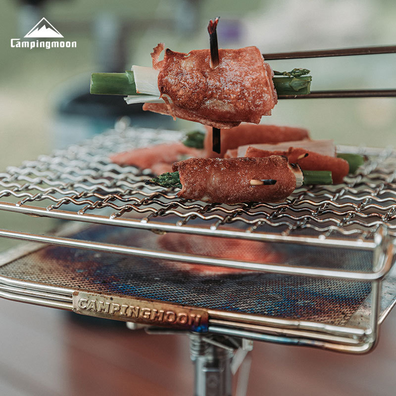CAMPINGMOON Griglia Pieghevole - Camping Cooking Meat recensione e prezzo