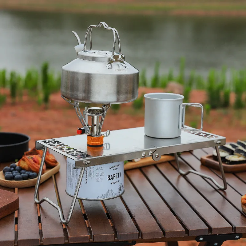 Tavolino da Tè Portatile da Es - Camping Cooking Meat recensione e prezzo