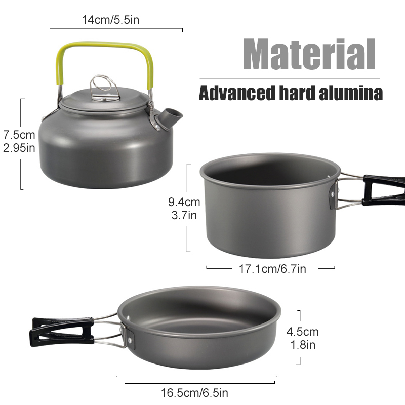WESTTUNE Kit di pentole da cam - Camping Cooking Survival recensione e prezzo