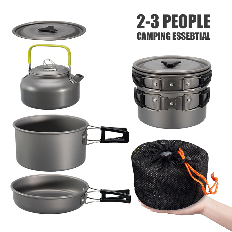 WESTTUNE Kit di pentole da cam - Camping Cooking Survival recensione e prezzo