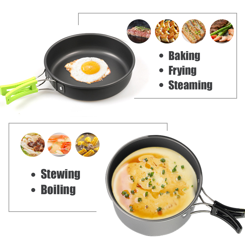 WESTTUNE Kit di pentole da cam - Camping Cooking Survival recensione e prezzo