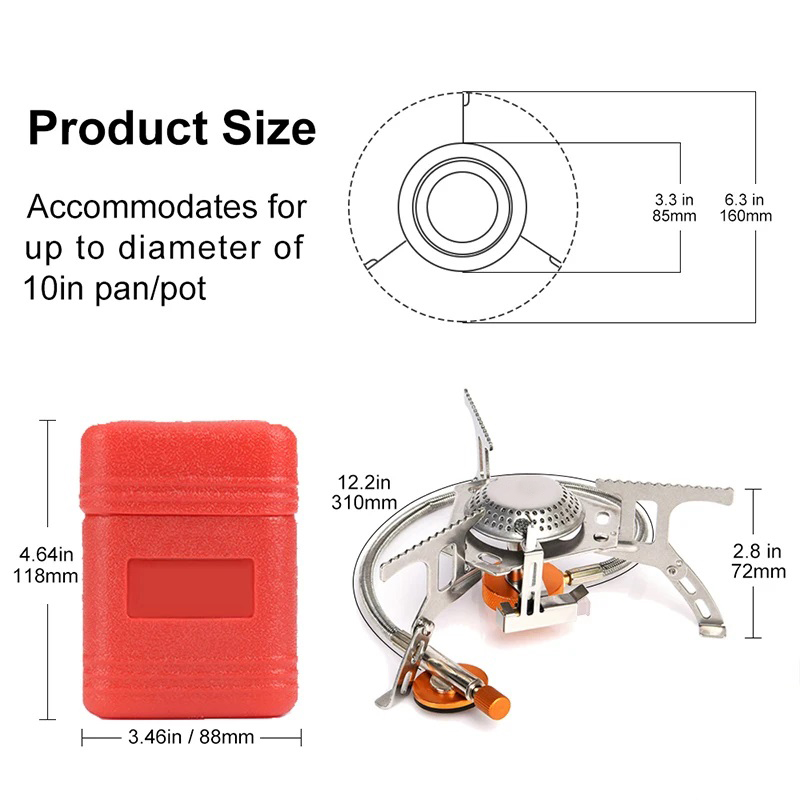 Fornello da campeggio a gas Fo - Camping Cooking System recensione e prezzo