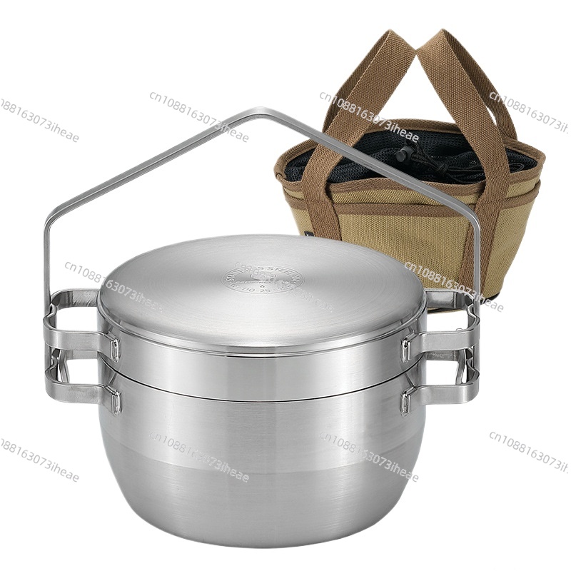 Pentola da esterno in acciaio  - Camping Hanging Cooking Pot recensione e prezzo