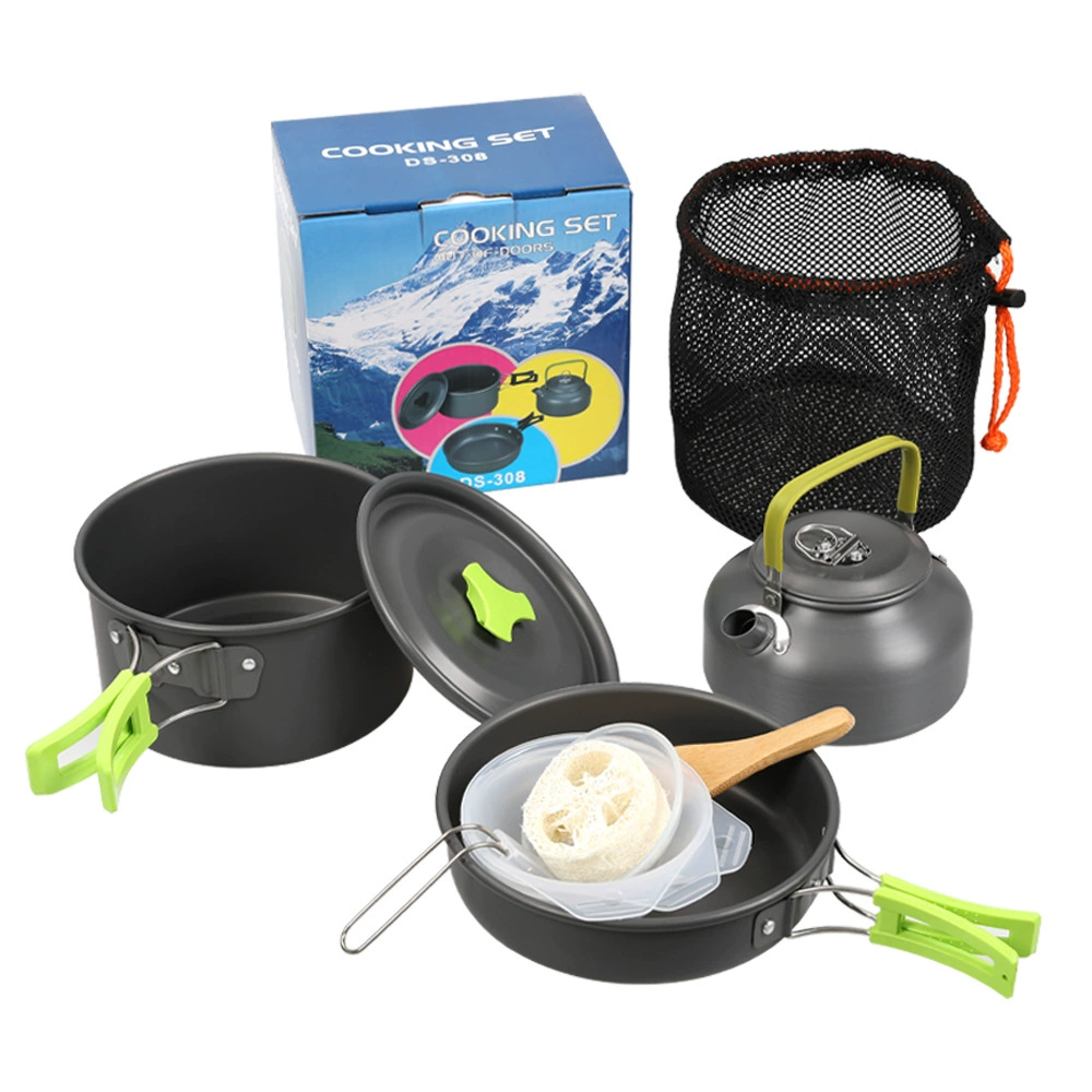 Set di Pentole e Bollitore da  - Camping Cooking Set Ds 308 recensione e prezzo