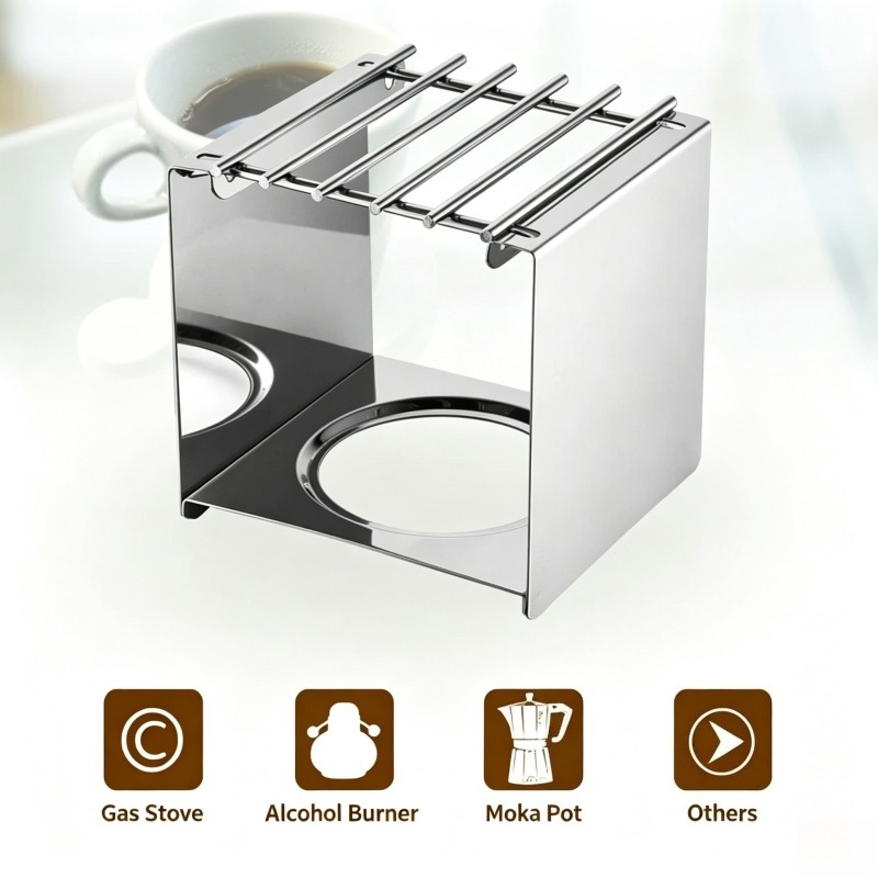 Supporto Quadrato in Acciaio I - Camping Cooking Utilities recensione e prezzo