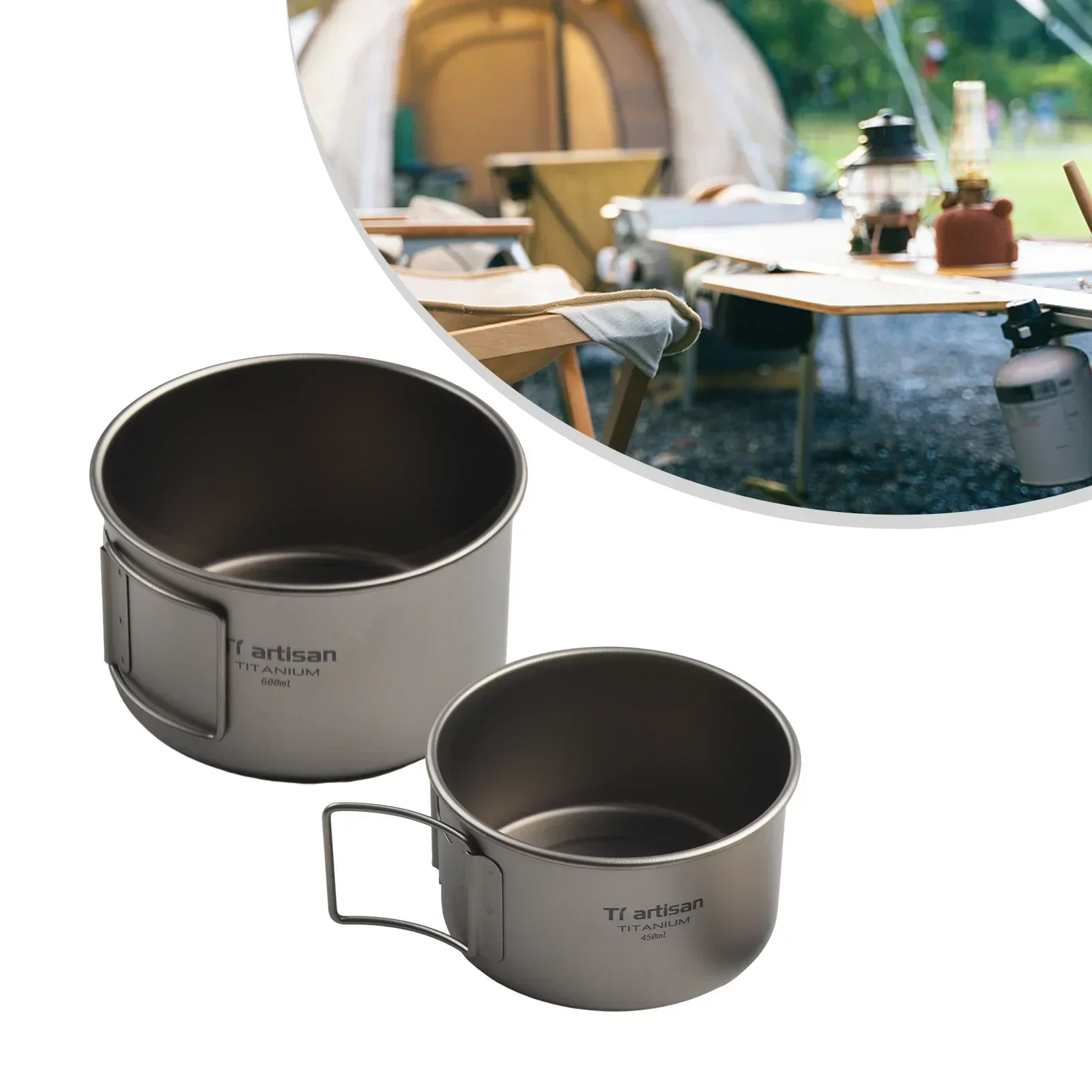 Ciotola in titanio con manico  - Camping Cooking Survival recensione e prezzo