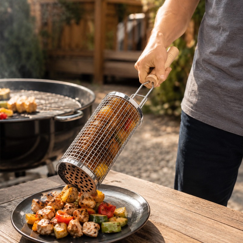 Set di Cestelli Rotondi per Ba - Camping Cooking Meat recensione e prezzo