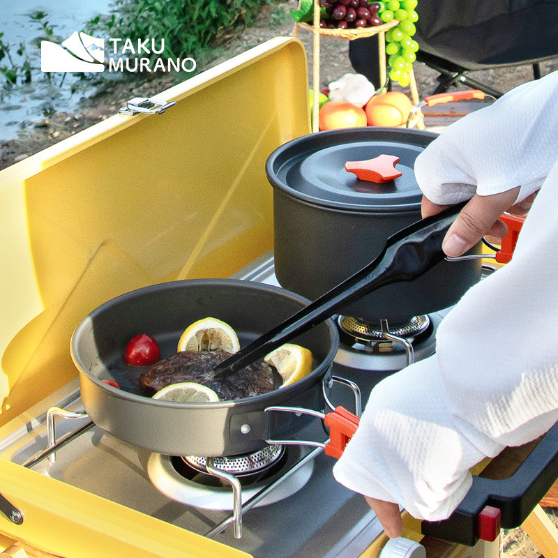 Set di pentole da campeggio, s - Camping Cooking Table With Storage recensione e prezzo