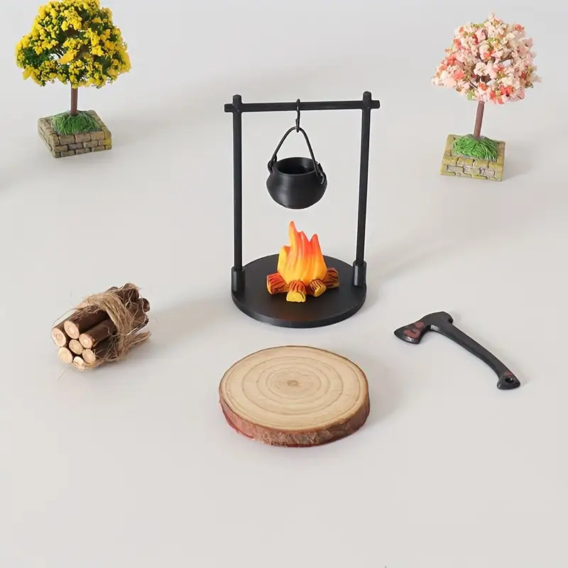 Mini falò sospeso stufa pentol - Camping Hanging Cooking Pot recensione e prezzo