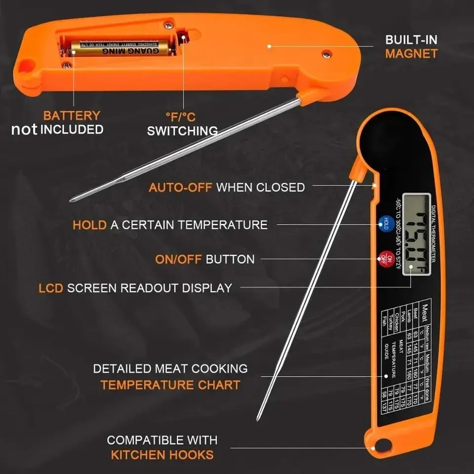 Termometro Digitale Impermeabi - Camping Cooking Meat recensione e prezzo