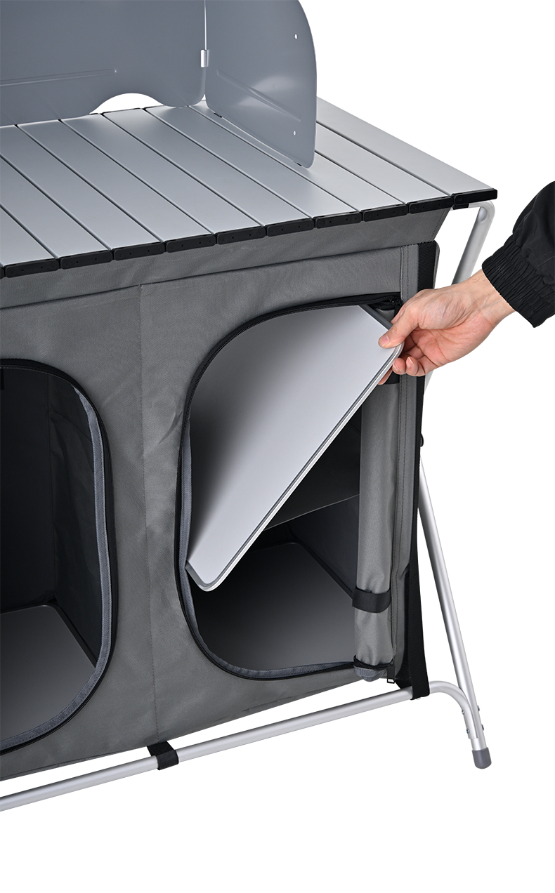 Tavolo da Cucina Portatile Pie - Camping Cooking Table With Storage recensione e prezzo
