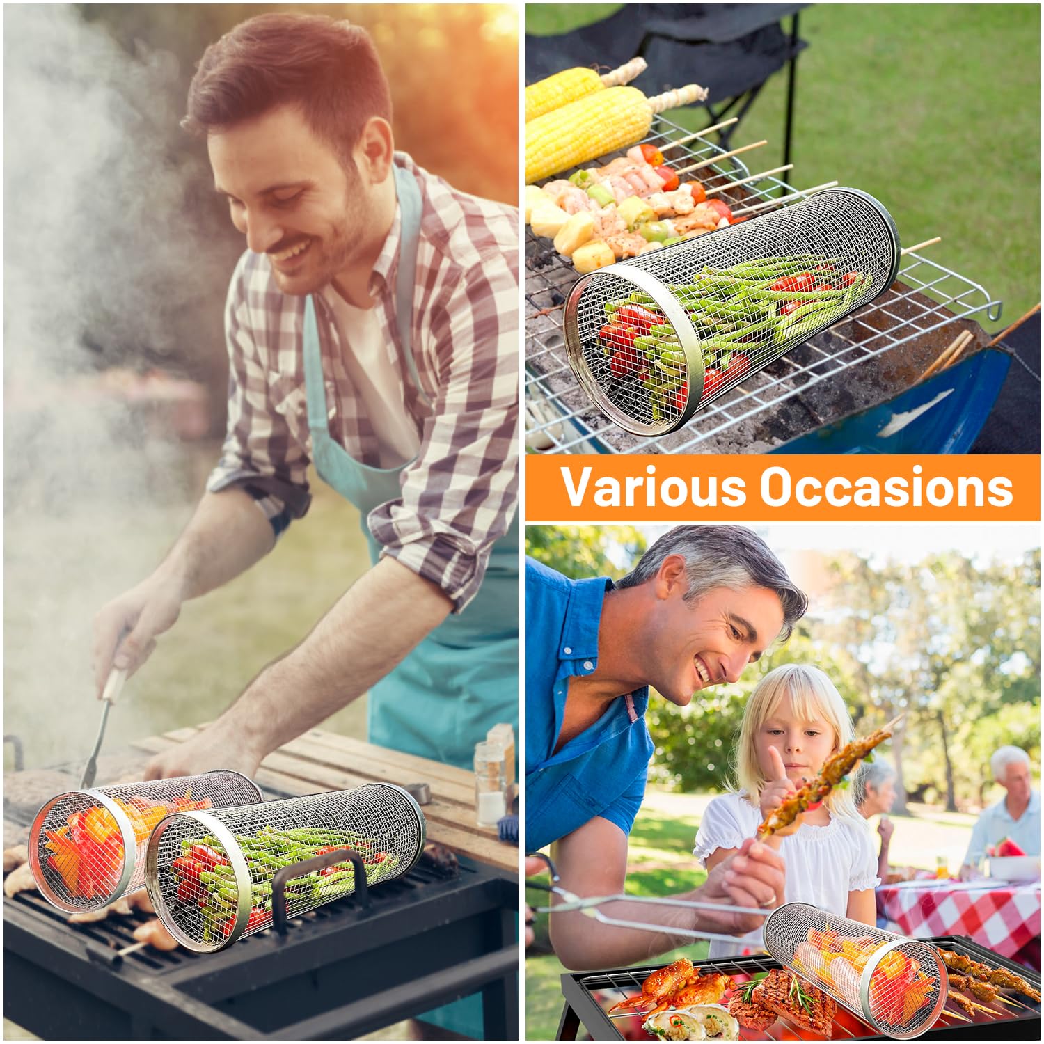 Cestini per grigliare da 2 pez - Camping Cooking Accessories Set recensione e prezzo