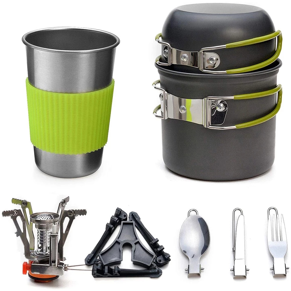 Kit di pentole da campeggio co - Camping Cooking Accessories Set recensione e prezzo