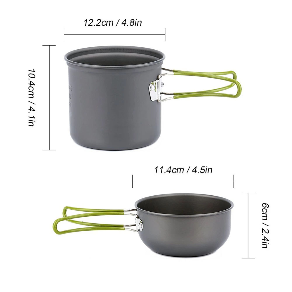Kit di pentole da campeggio co - Camping Cooking Accessories Set recensione e prezzo