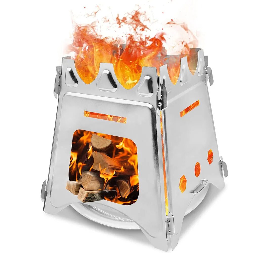 Stufa a legna da campeggio por - Camping Cooking System recensione e prezzo