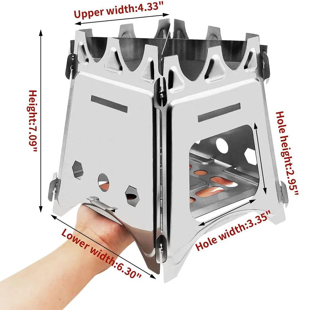 Stufa a legna da campeggio por - Camping Cooking System recensione e prezzo